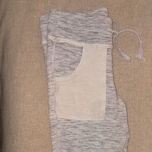 FP movement Gray and Cream Jogger Pants
